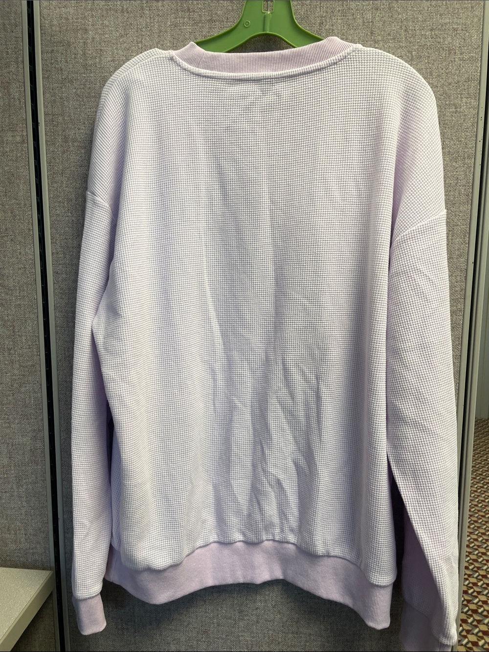Comfrt waffle knit lounge set in limited edition Opal color. - Picture 4 of 15